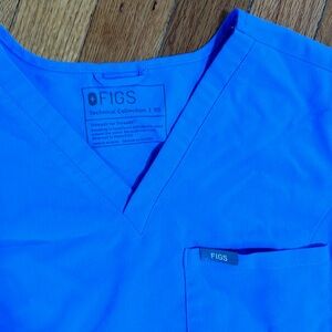 Ceil Blue One Pocket Scrub Top XS